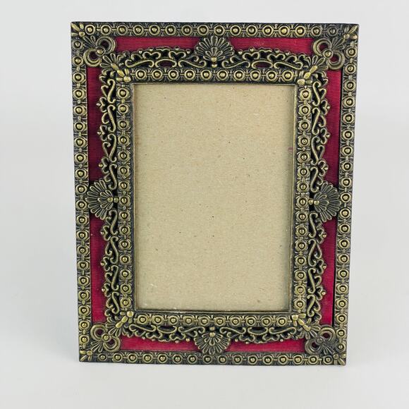 The Weston Gallery Ornate Metal Photo Frame w/Glass - Picture 1 of 5